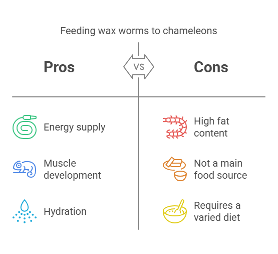 Pros and Cons of Wax Worms for Chameleons