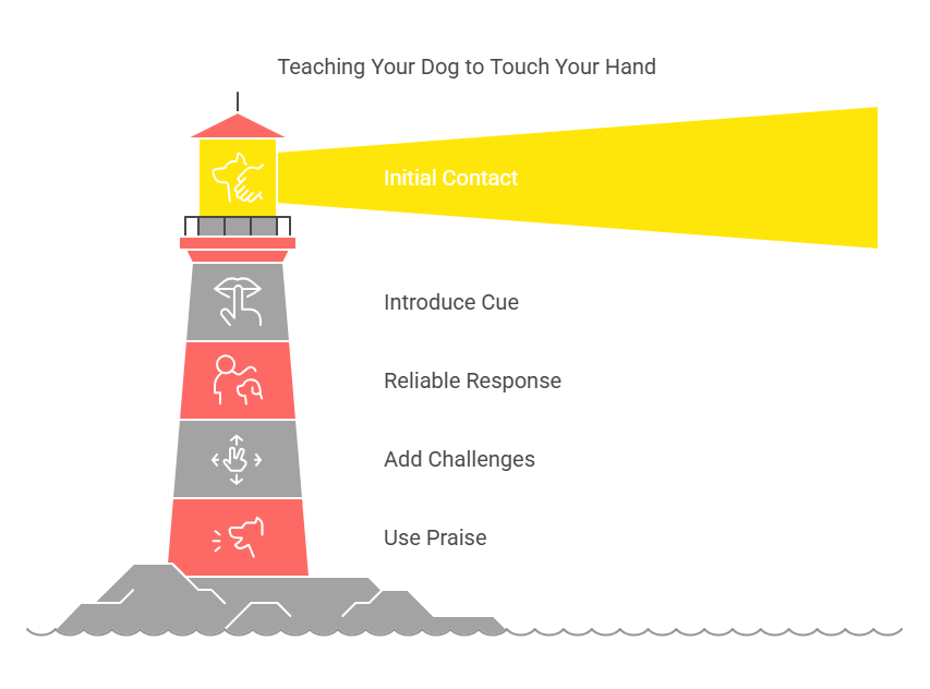 Teach your dog to touch your hand