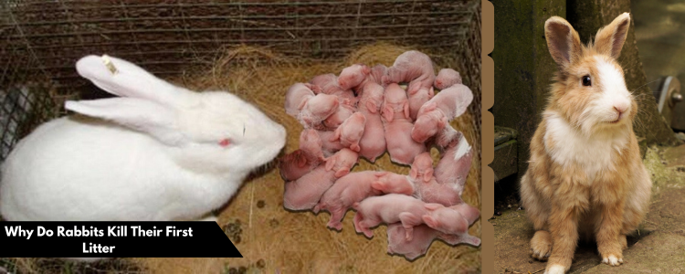 why do rabbits kill their first litter