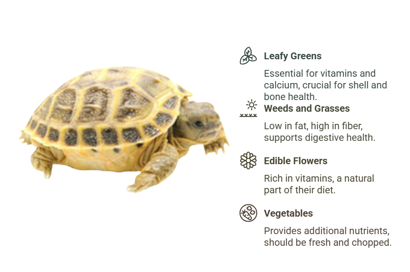 Key Foods for Russian Tortoises